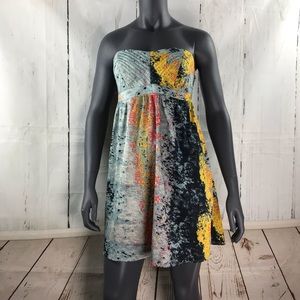 Band of Gypsies Strapless Multicolor Dress